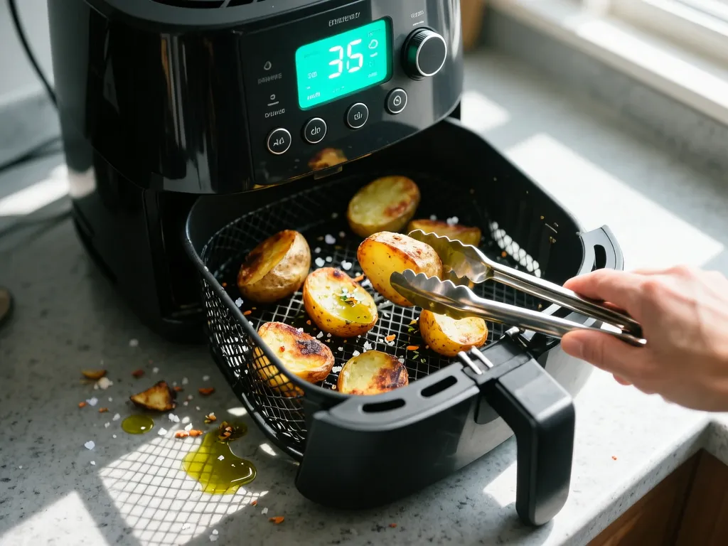Baked Potato cooked in the air fryer — exact time and temperature