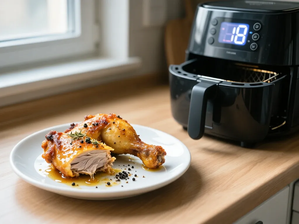 Chicken Drumsticks cooked in the air fryer — exact time and temperature