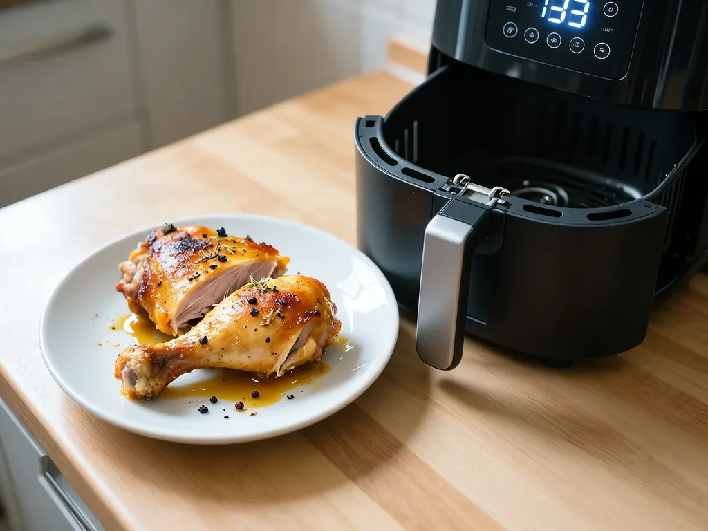 Chicken Thighs cooked in the air fryer — exact time and temperature