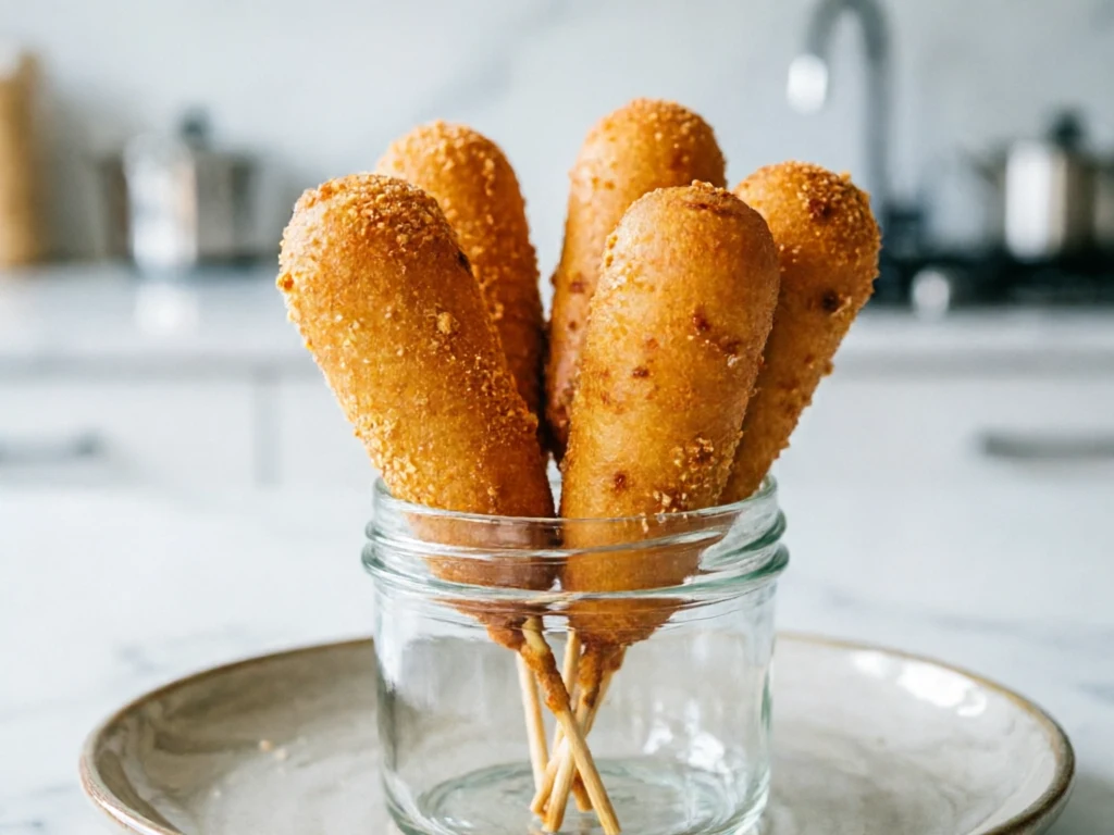 Frozen Corn Dogs cooked in the air fryer — exact time and temperature