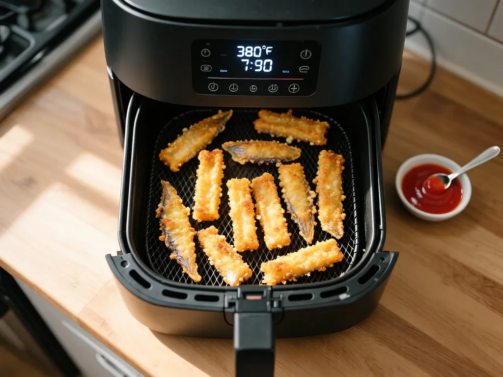 Frozen Fish Sticks cooked in the air fryer — exact time and temperature
