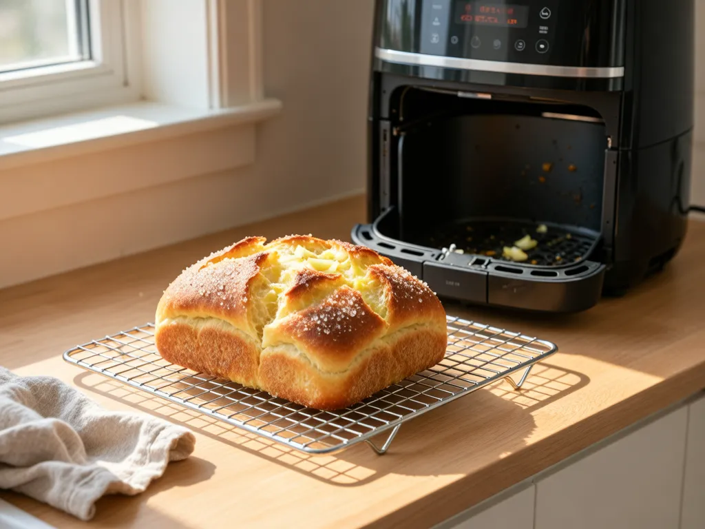 Garlic Bread cooked in the air fryer — exact time and temperature