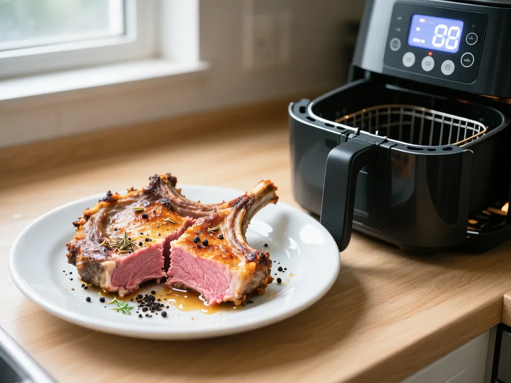 Lamb Chops cooked in the air fryer — exact time and temperature
