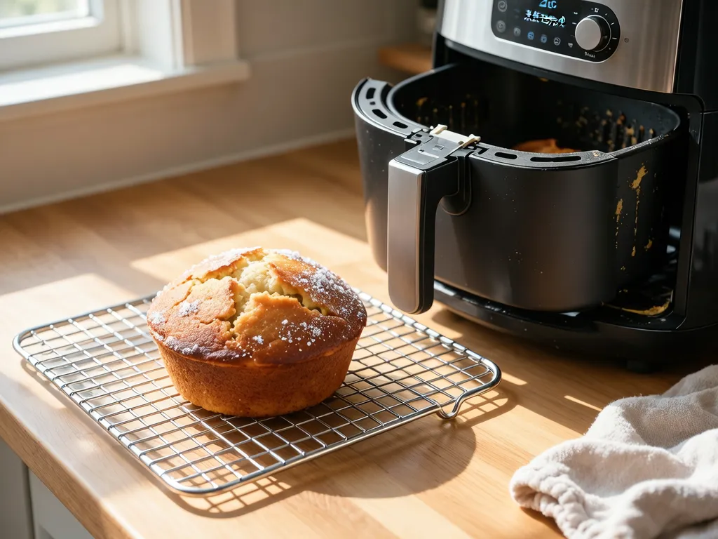 Muffins cooked in the air fryer — exact time and temperature